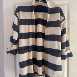 Striped Black and White Women's Sweater
